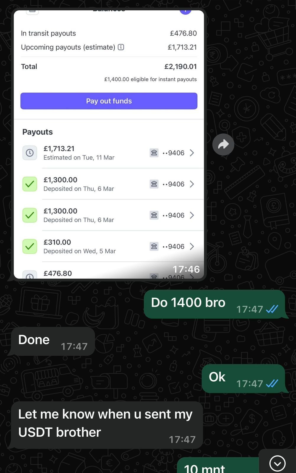 Transaction screenshot 4